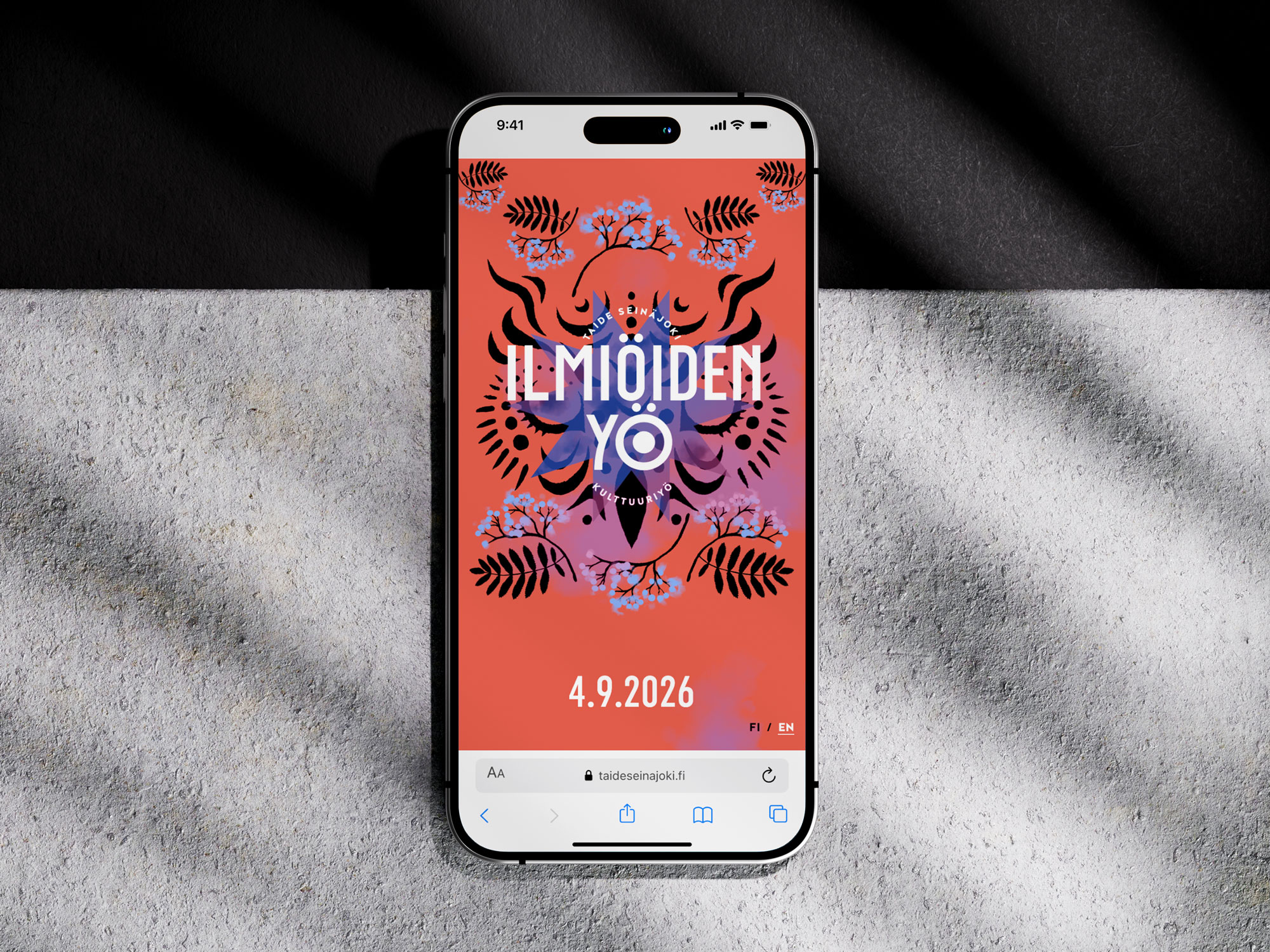 Ilmiöiden Yö: Website