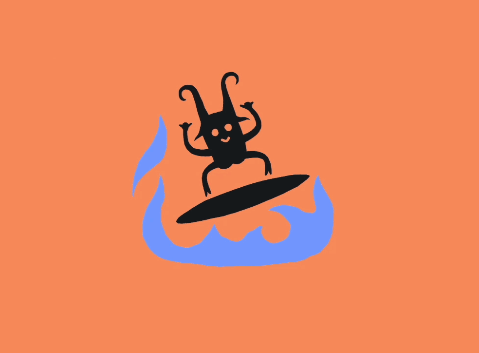Rapid Third Eye Movement: Surf Party animation