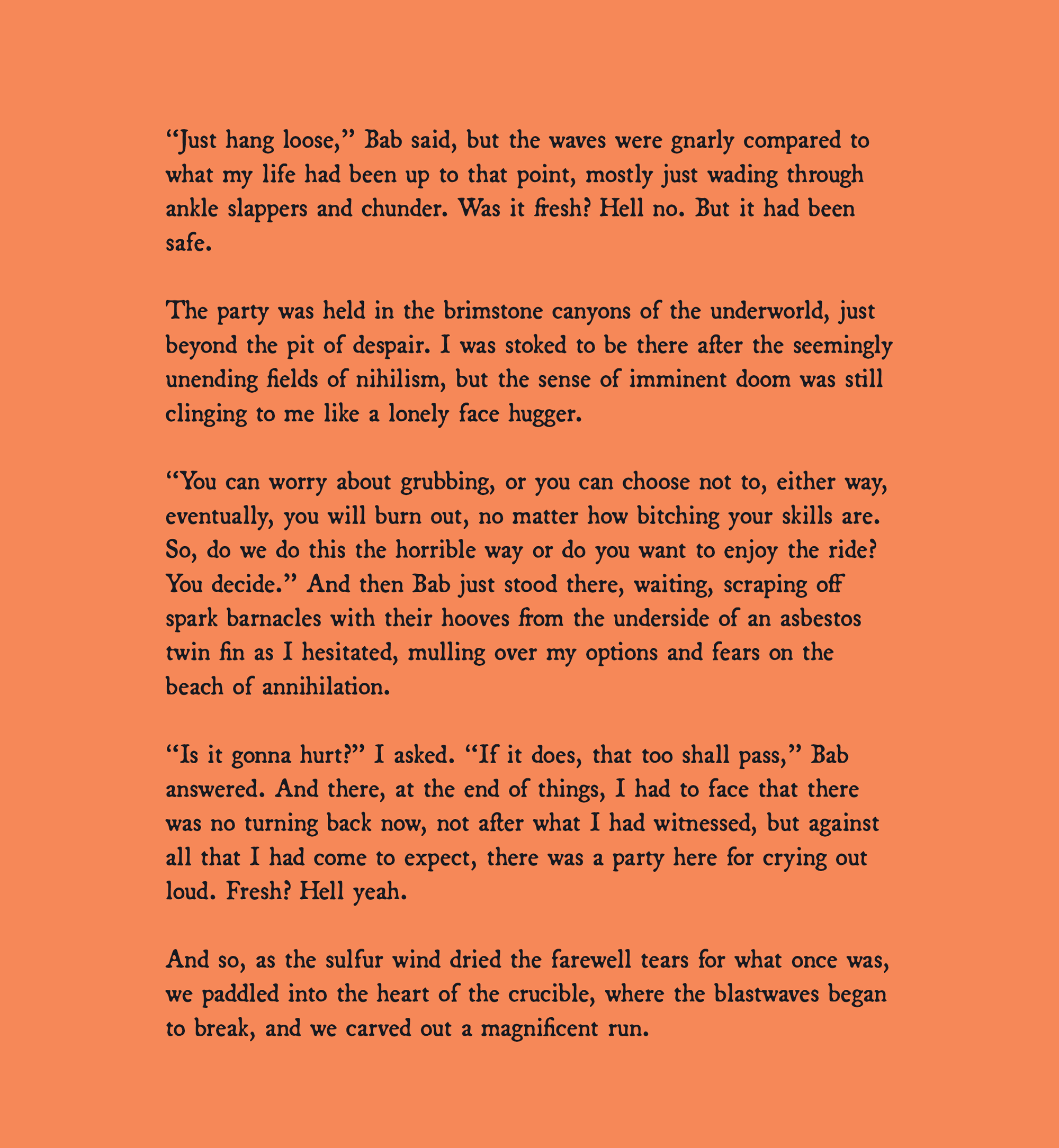 Rapid Third Eye Movement: Surf Party story
