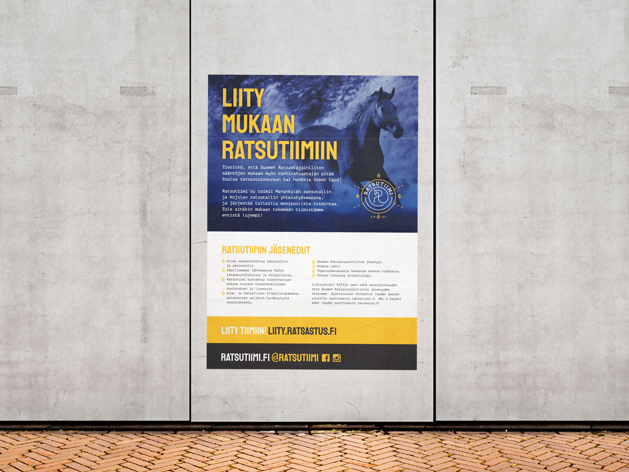 Ratsutiimi: poster