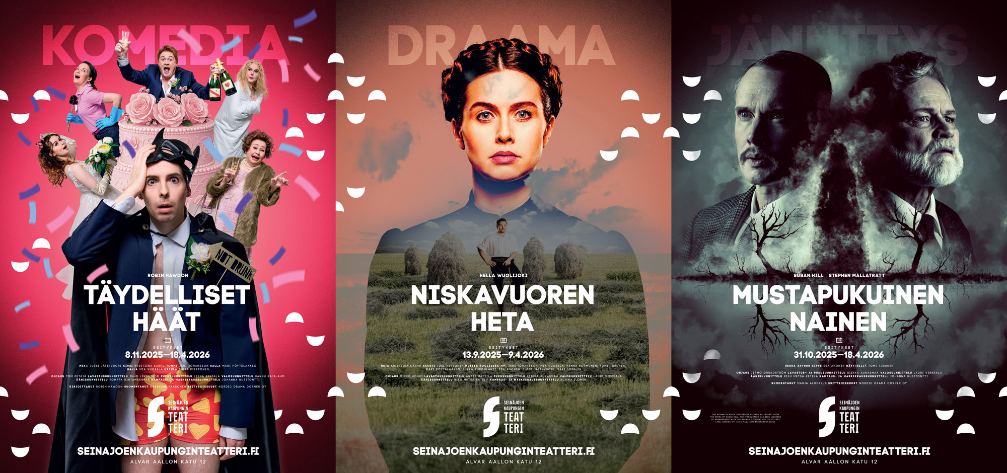 Seinäjoki City Theatre's posters 2025