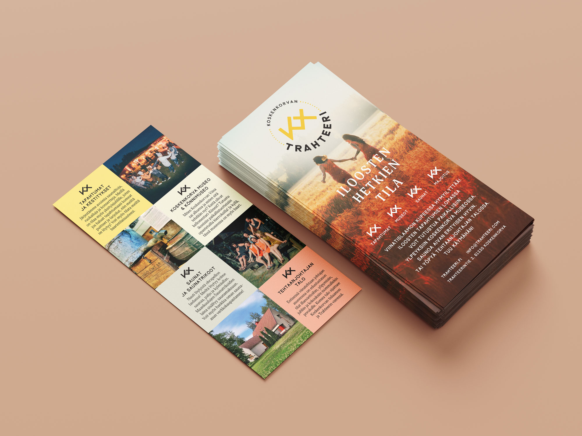 Koskenkorvan Trahteeri: Flyer